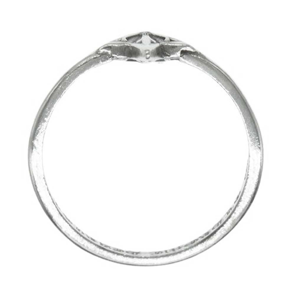 CHROME HEARTS クロムハーツ（原本無） BBLGM 5PT STAR バブルガム スター リング シルバー系 9号【中古】