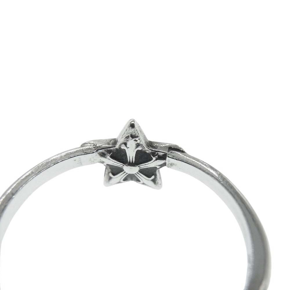 CHROME HEARTS クロムハーツ（原本無） BBLGM 5PT STAR バブルガム スター リング シルバー系 9号【中古】