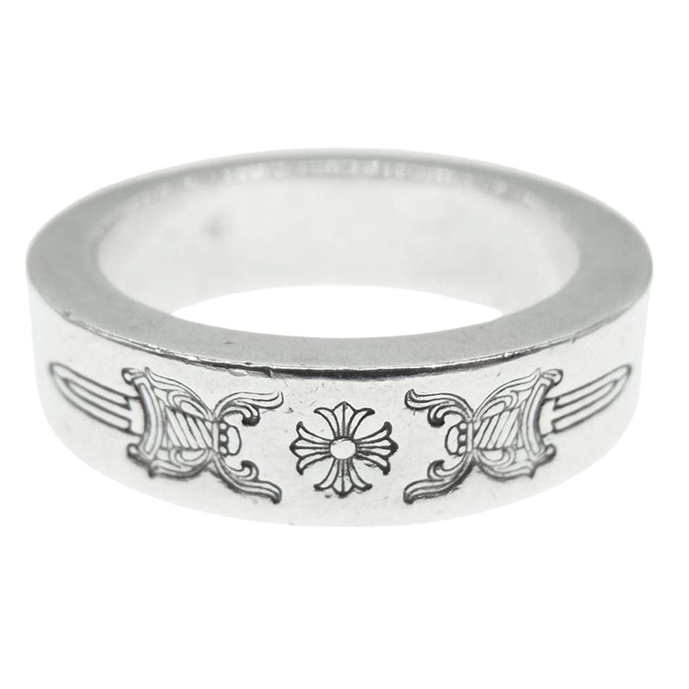 CHROME HEARTS クロムハーツ（原本無） 6mm SPACER DAGGER 6mm スペーサー ダガー リング シルバー系 16.5号【中古】