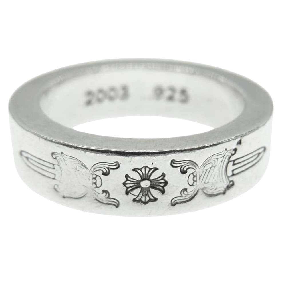 CHROME HEARTS クロムハーツ（原本無） 6mm SPACER DAGGER 6mm スペーサー ダガー リング シルバー系 16.5号【中古】