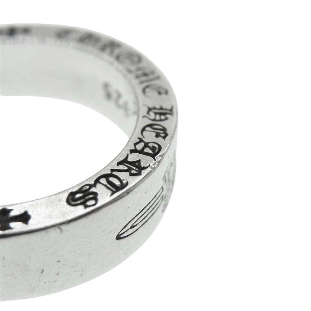 CHROME HEARTS クロムハーツ（原本無） 6mm SPACER DAGGER 6mm スペーサー ダガー リング シルバー系 16.5号【中古】