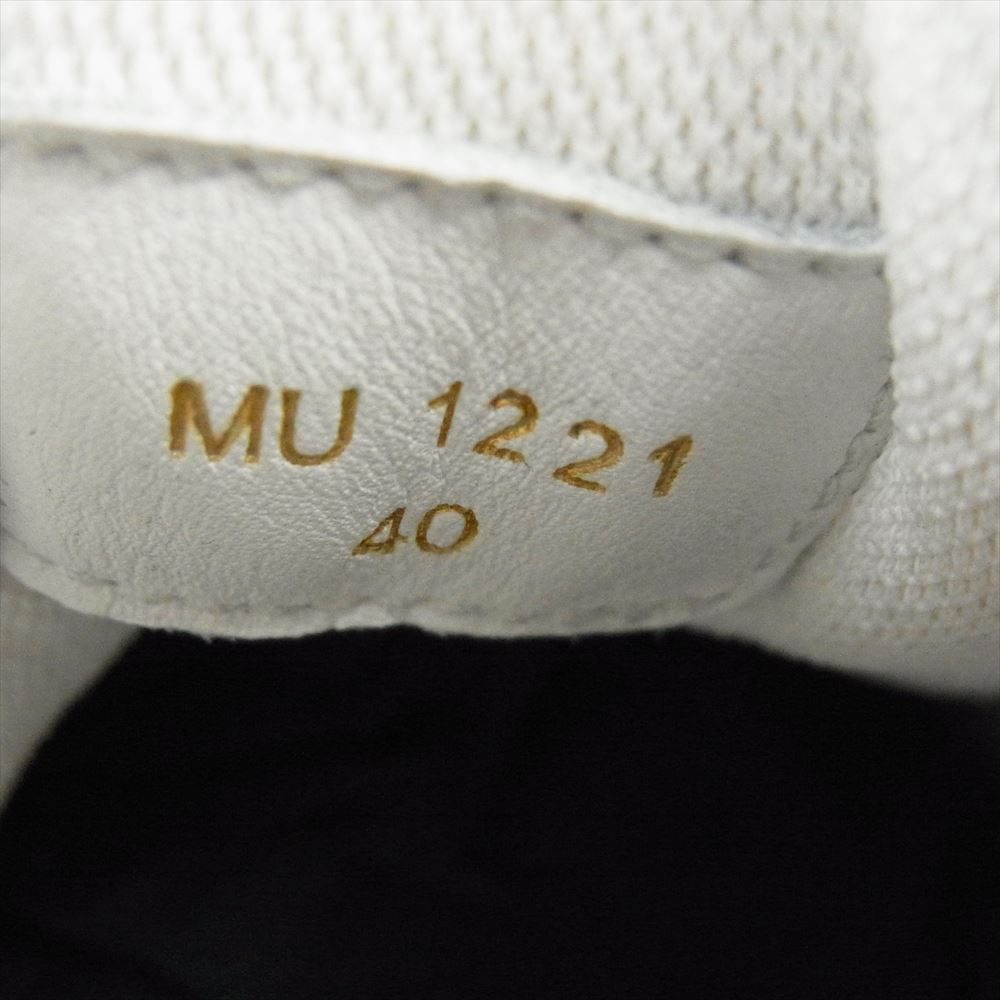 CELINE セリーヌ 22SS TRAINER CT-01 HIGH TOP トレーナー ハイ トップ ハイカット スニーカー ブラック系 レッド系 ホワイト系 40【新古品】【未使用】【中古】