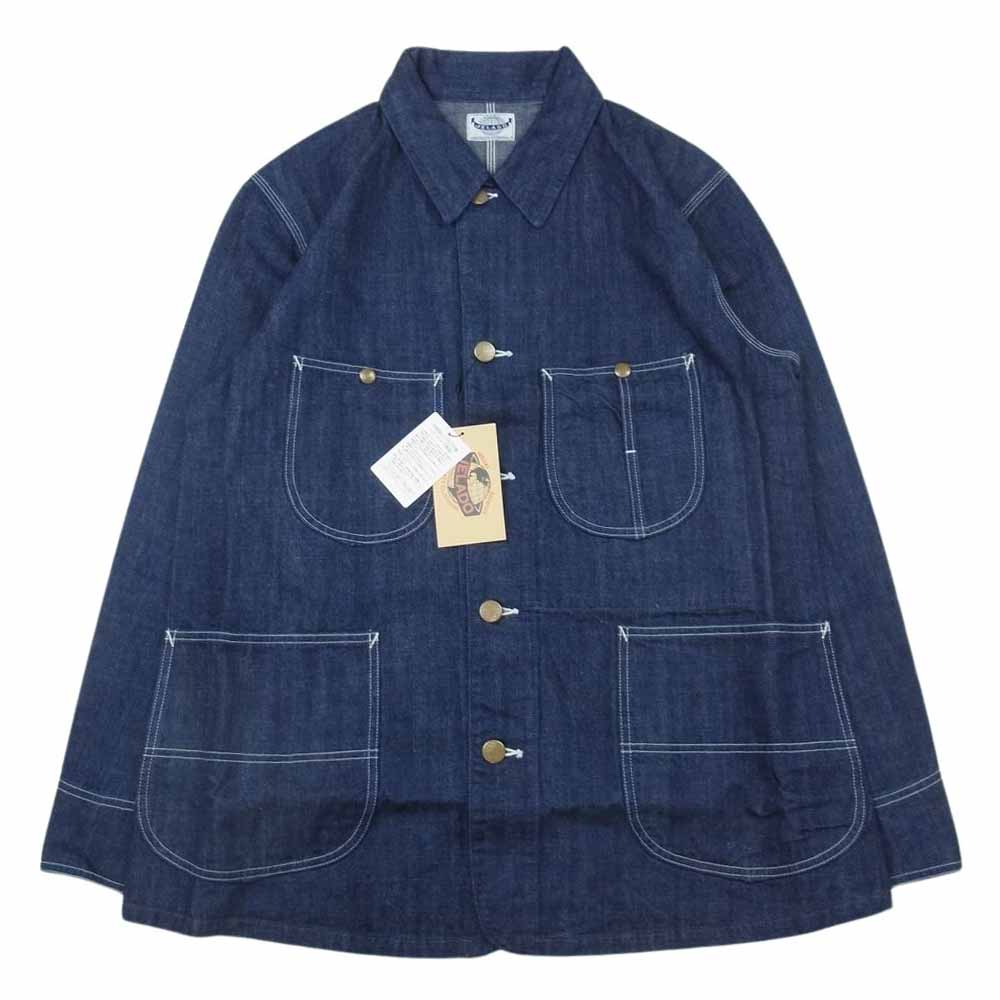 JELADO ジェラード JP94491J 491J Coverall カバーオール デニムジャケット インディゴブルー系 XL【新古品】【未使用】【中古】