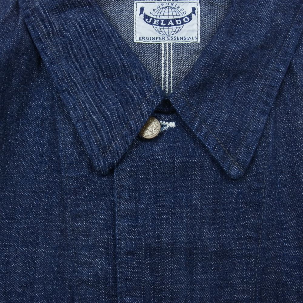 JELADO ジェラード JP94491J 491J Coverall カバーオール デニムジャケット インディゴブルー系 XL【新古品】【未使用】【中古】