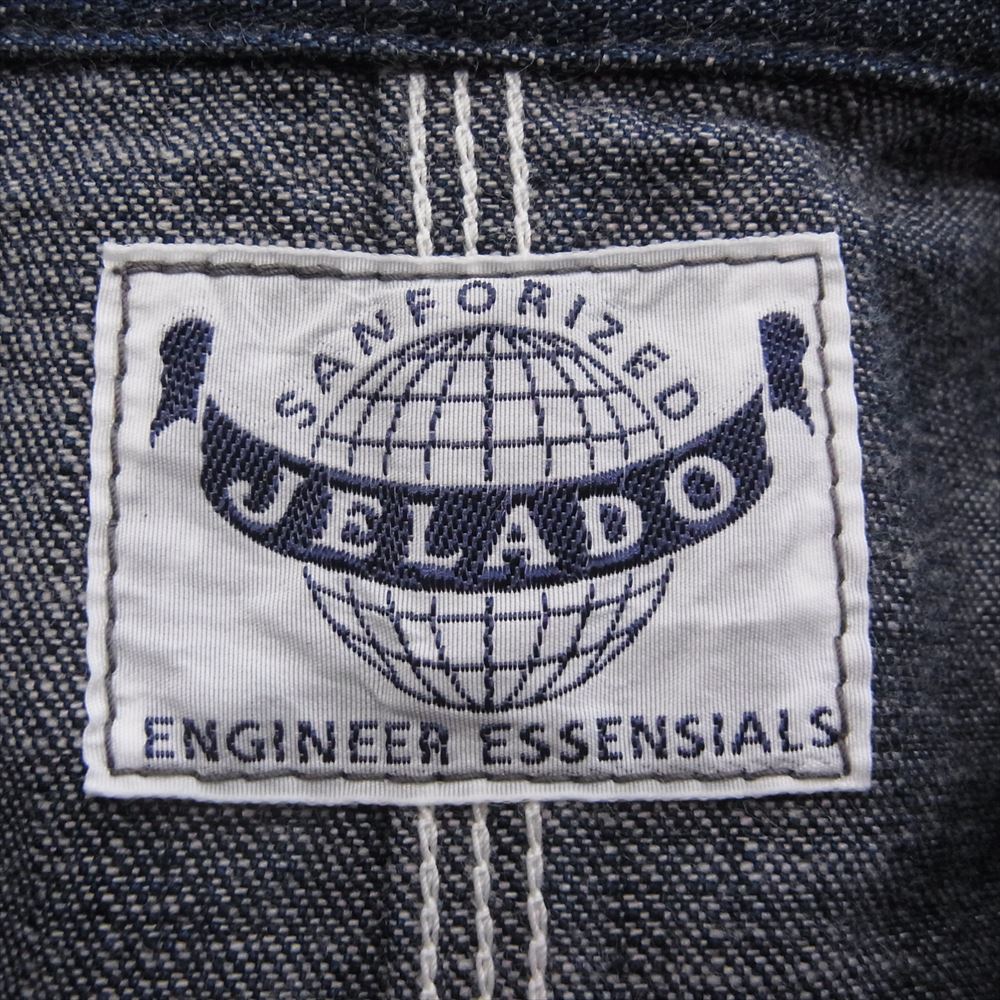 JELADO ジェラード JP94491J 491J Coverall カバーオール デニムジャケット インディゴブルー系 XL【新古品】【未使用】【中古】
