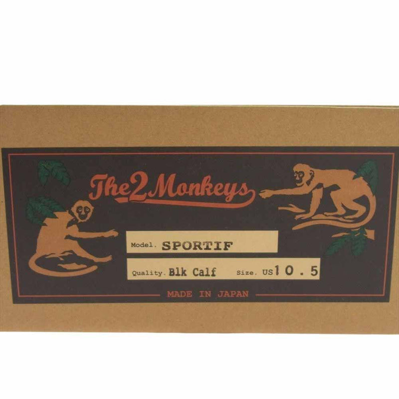 JELADO ジェラード The 2 Monkeys ザ トゥーモンキーズ SPORTIF スポルティフ モカシン型 ブーツ US10.5 ブラック系 UK44.5【新古品】【未使用】【中古】