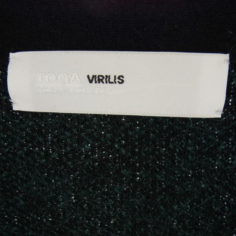 TOGA トーガ TV12-XC306 VIRILIS ウール ジップアップ グラデーション 