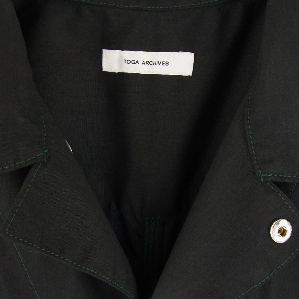 TOGA トーガ TC21-FI522 VIRILIS × Dickies ディッキーズ WORK WEAR ワークウェア オールインワン ツナギ ブラック系 44【美品】【中古】