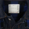 Sacai サカイ 20SS 20-02265M INSIDEOUT DENIM JACKET インサイドアウト デニム 切り返し ジャケット インディゴブルー系 ブルー系 1【中古】
