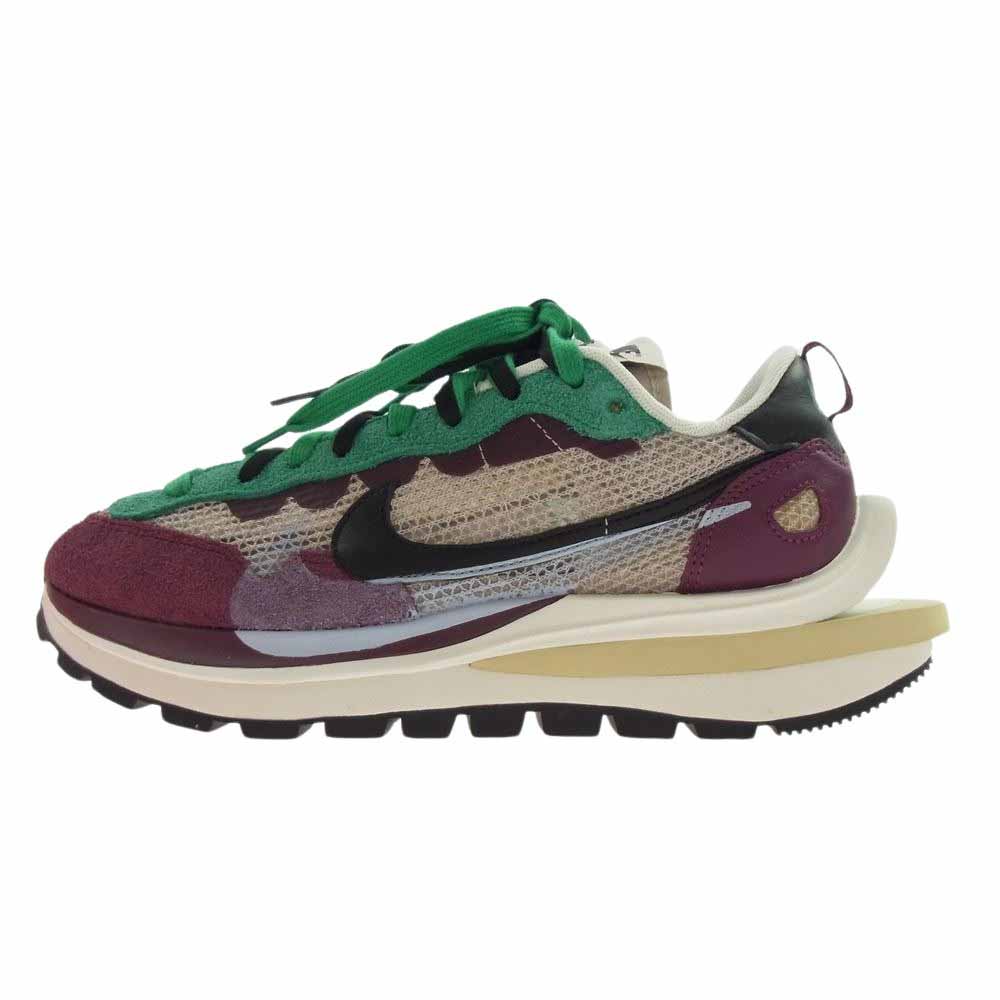 NIKE ナイキ DD3035-200 × sacai サカイ Vapor Waffle ヴェイパー ワッフル ストリング グリーン スニーカー パープル系 26.5cm【中古】