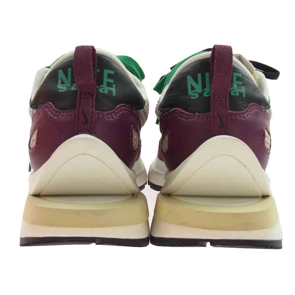 NIKE ナイキ DD3035-200 × sacai サカイ Vapor Waffle ヴェイパー ワッフル ストリング グリーン スニーカー パープル系 26.5cm【中古】