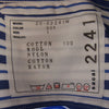 Sacai サカイ 20SS 20-02241M Poplin Shirt レイヤード ポプリン ストライプ シャツ ブルー系 1【中古】