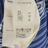 Sacai サカイ 20SS 20-02241M Poplin Shirt レイヤード ポプリン ストライプ シャツ ブルー系 1【中古】