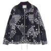 Sacai サカイ 21SS 21-02466M ARCHIVE PRINT MIX BLOUSON アーカイブ プリント ミックス ブルゾン ジャケット ブラック系 1【中古】