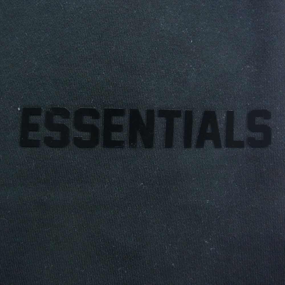 FEAR OF GOD フィアオブゴッド ESSENTIALS エッセンシャルズ 2022 The Core コレクション ロゴプリント スウェットパンツ ドローストリング ラウンジパンツ ブラック系 S【中古】