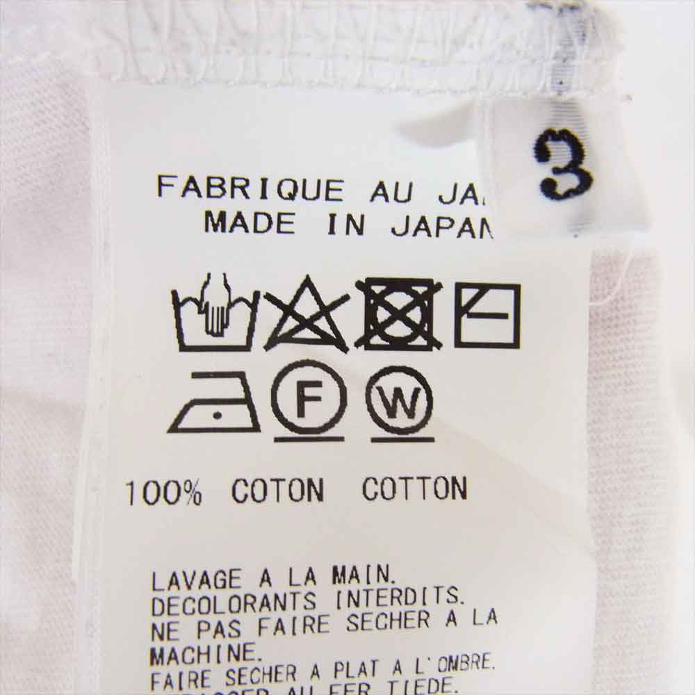 Yohji Yamamoto POUR HOMME ヨウジヤマモトプールオム カルティマ天竺 コットン 長袖 Tシャツ ホワイト系 3【中古】