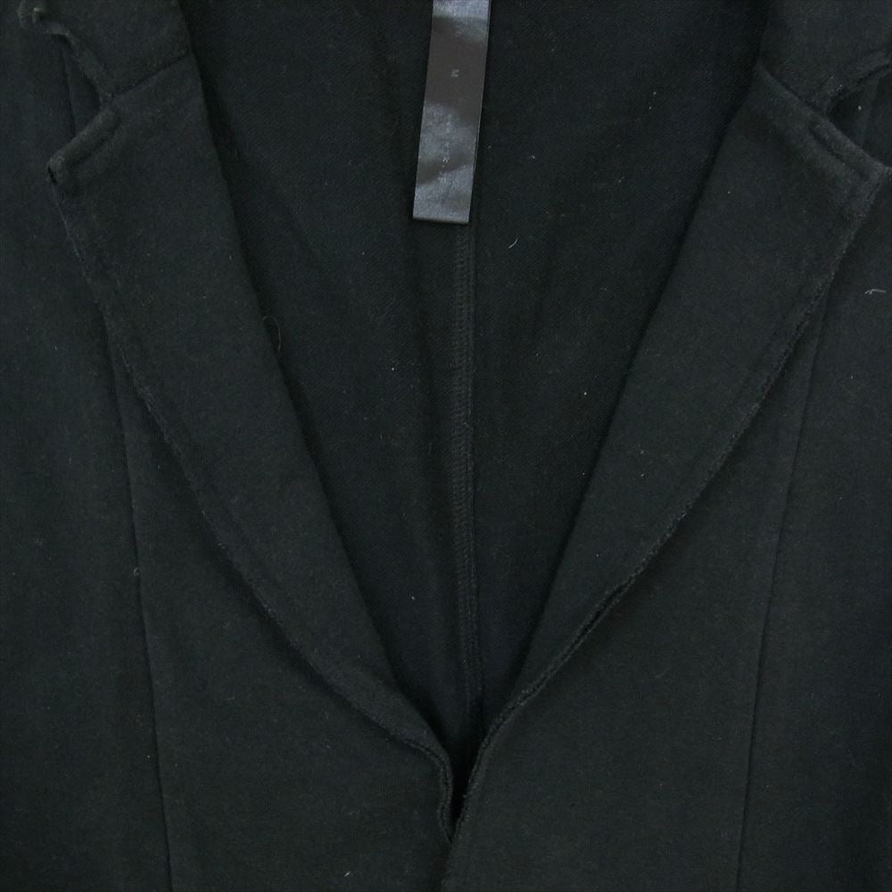 wjk ダブルジェイケイ カットオフ スウェット生地 テーラードジャケット ブラック系 M【中古】