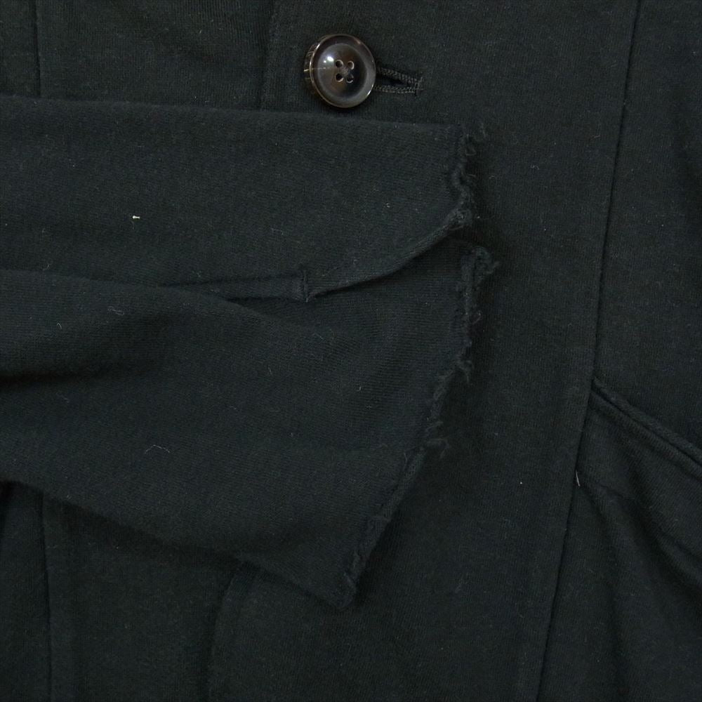 wjk ダブルジェイケイ カットオフ スウェット生地 テーラードジャケット ブラック系 M【中古】