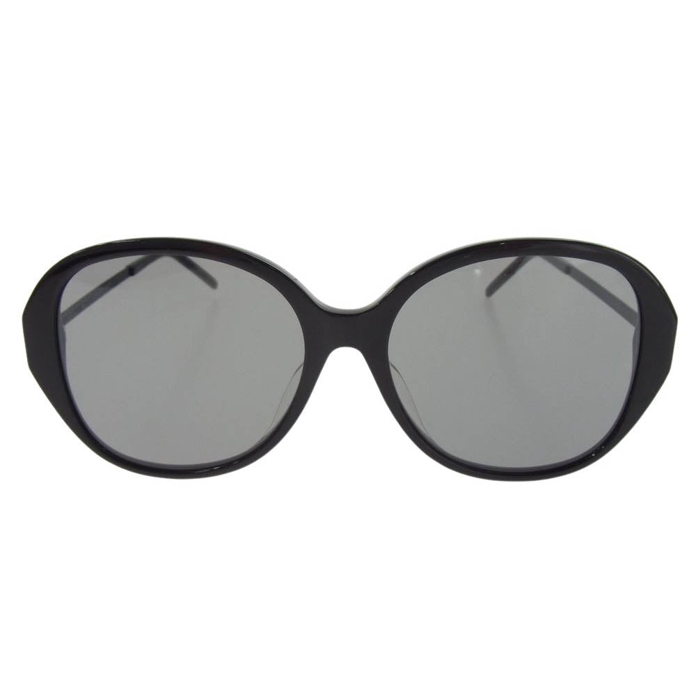 SAINT LAURENT サンローラン SLM48SK 003 Oval Sunglasses オーバル サングラス アイウェア ブラック系【中古】