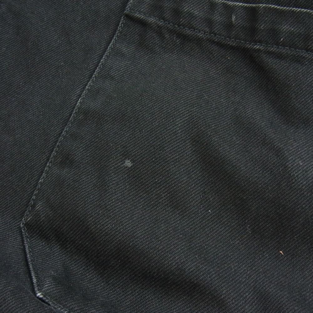 RAF SIMONS ラフシモンズ 20AW 202-249-10134 PADDED BIG FIT DENIM SHIRT オーバー サイズ パデッド デニム ジャケット ブラック系 L【中古】
