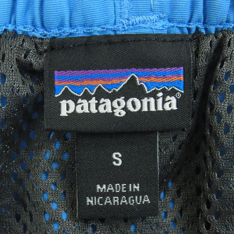 patagonia パタゴニア STY58034SP19 メンズ バギーズ ロング 7インチ ショーツ ハーフ ショート パンツ ライトブルー系 S【中古】