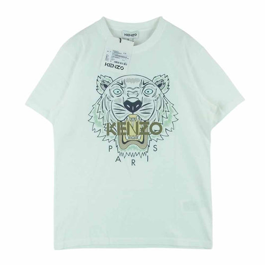 KENZO ケンゾー 22SS FC55TS0204YL 01B タイガープリント 半袖 Tシャツ ポルトガル製 ホワイト系 S【極上美品】【中古】