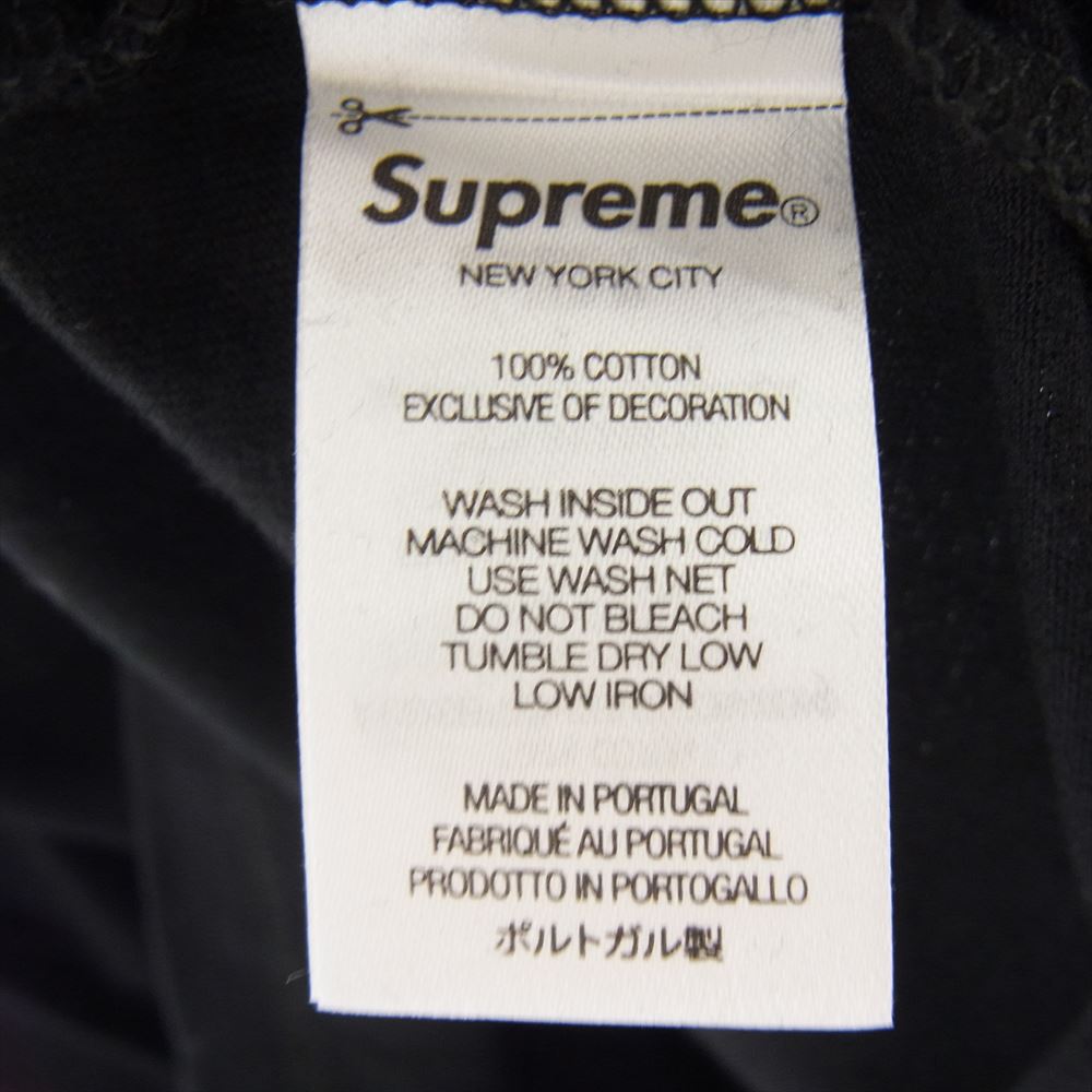 Supreme シュプリーム 22AW Intarsia S/S Top Black ロゴ 半袖 Tシャツ カットソー ブラック系 S【極上美品】【中古】