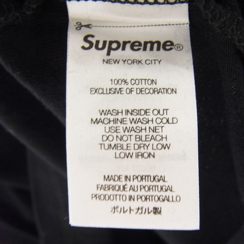 Supreme シュプリーム 22AW Intarsia S/S Top Black ロゴ 半袖 Tシャツ カットソー ブラック系 S【極上美品】【中古】