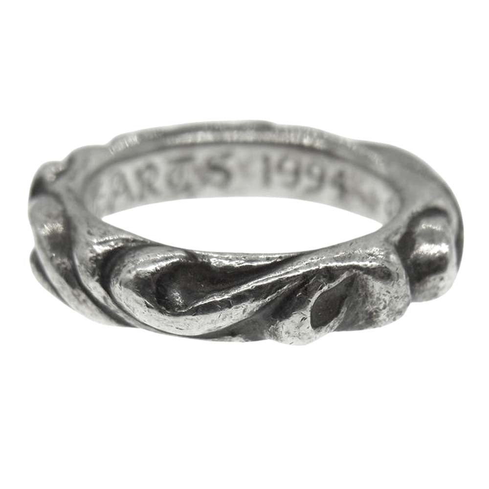 CHROME HEARTS クロムハーツ（原本無） SCRL BAND スクロールバンドリング シルバー系 約4号【中古】