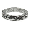 CHROME HEARTS クロムハーツ（原本無） SCRL BAND スクロールバンドリング シルバー系 約4号【中古】