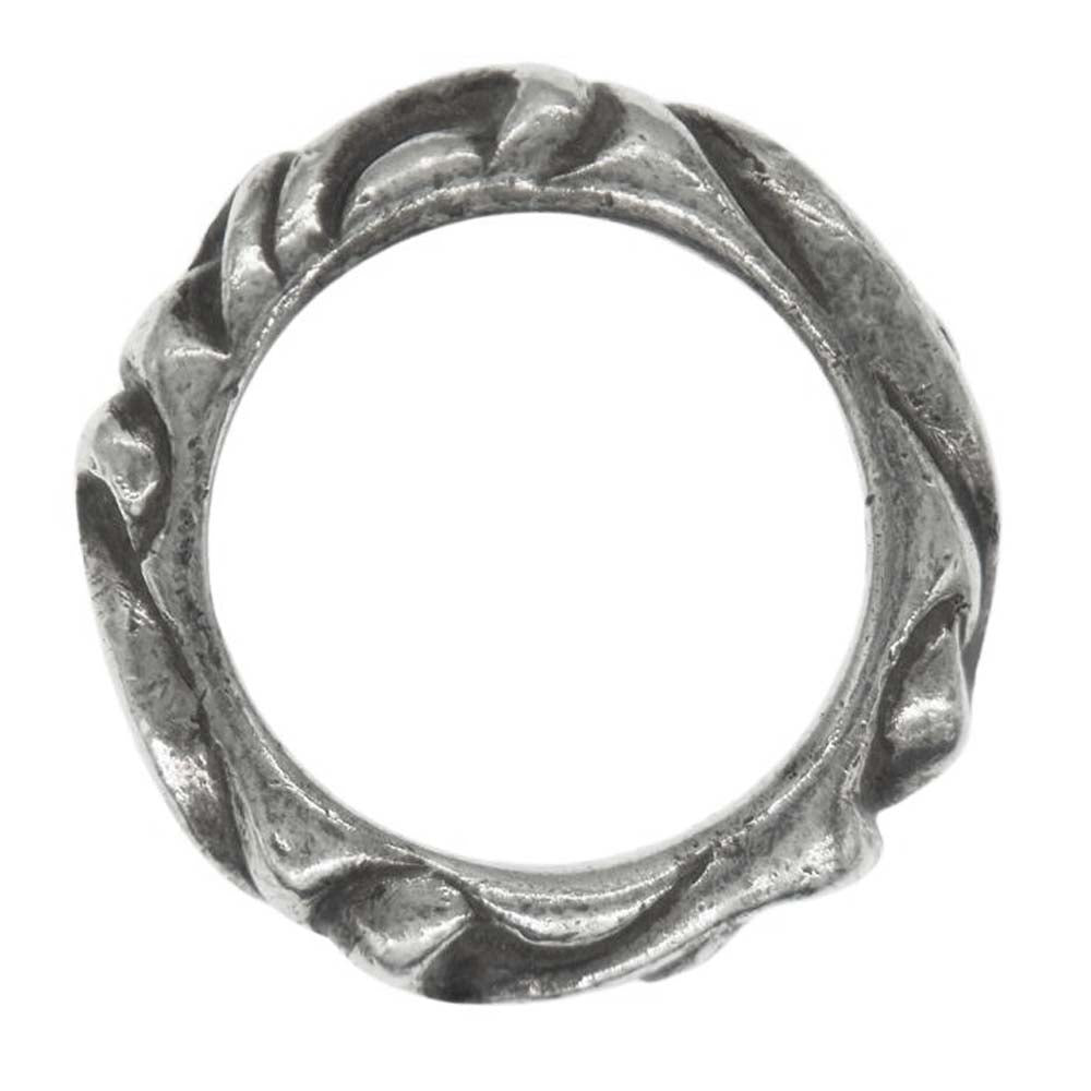 CHROME HEARTS クロムハーツ（原本無） SCRL BAND スクロールバンドリング シルバー系 約4号【中古】