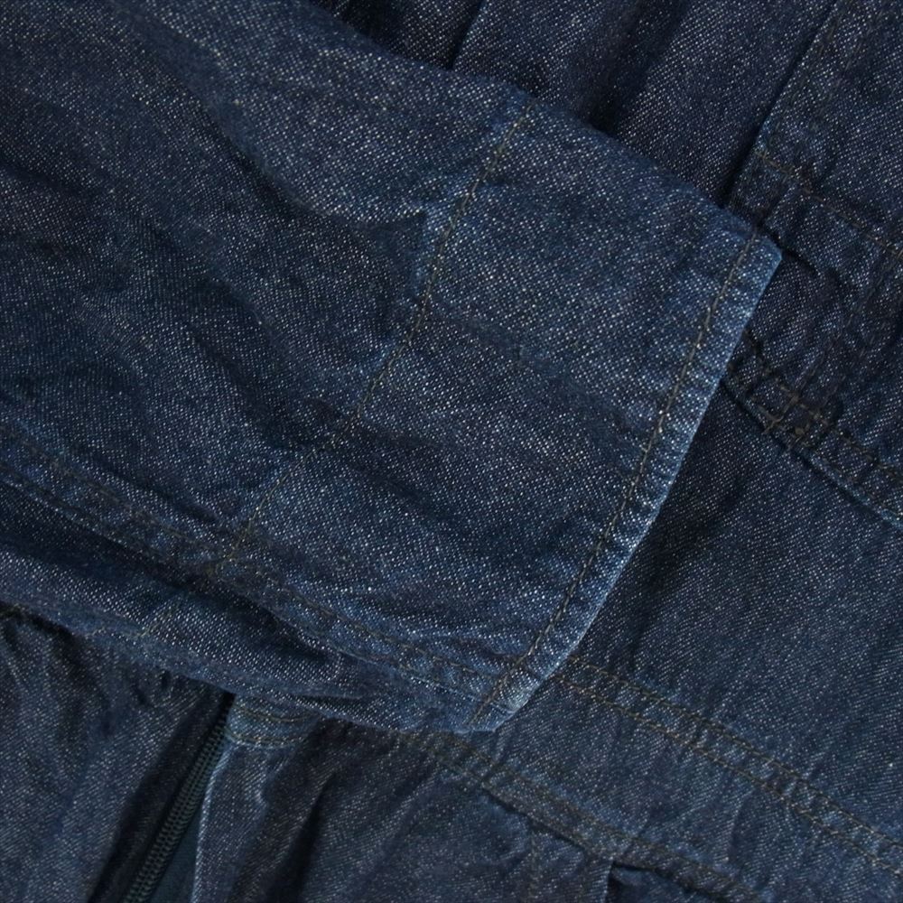 EVISU エヴィス 初期 EVIS表記 カモメ オールインワン ツナギ インディゴブルー系【中古】