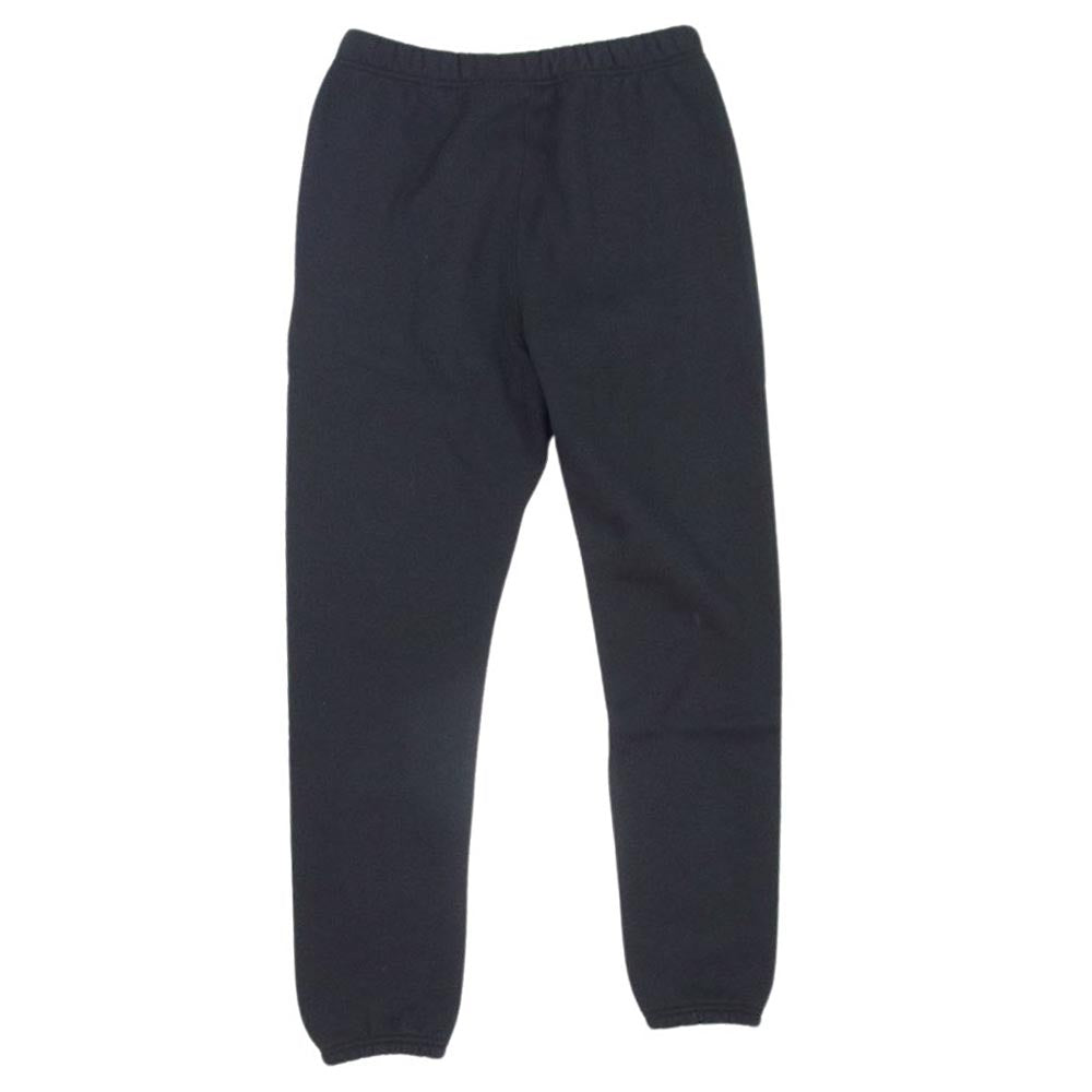 FEAR OF GOD フィアオブゴッド 22SS ESSENTIALS エッセンシャルズ Core Collection Sweat Pants Stretch Limo コアコレクション ストレッチリモ フェルトロゴ ラバープレート ドローコード スウェット パンツ ブラック系 XS【中古】