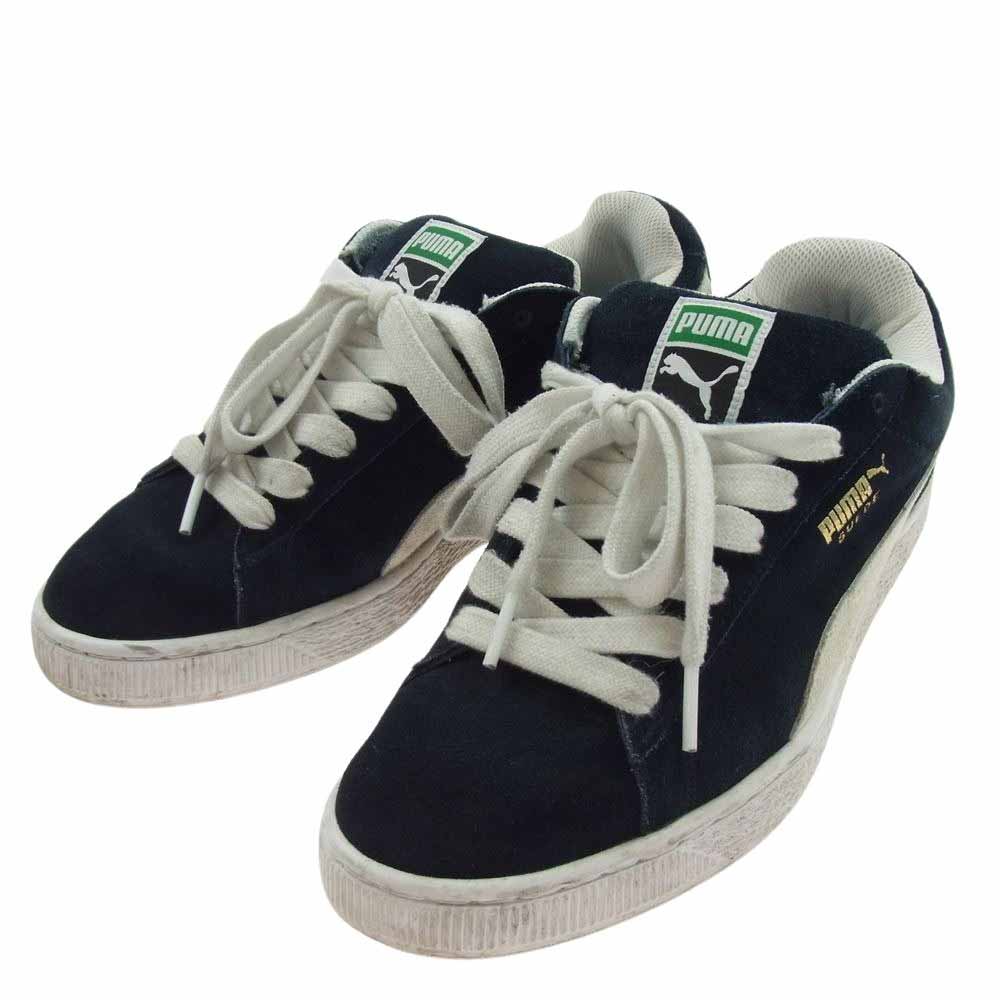 PUMA プーマ 388639-02 × BEAMS ビームス 別注 SUEDE MIJ BEAMS スエード ジャパン スニーカー ネイビー系 26.5cm【中古】