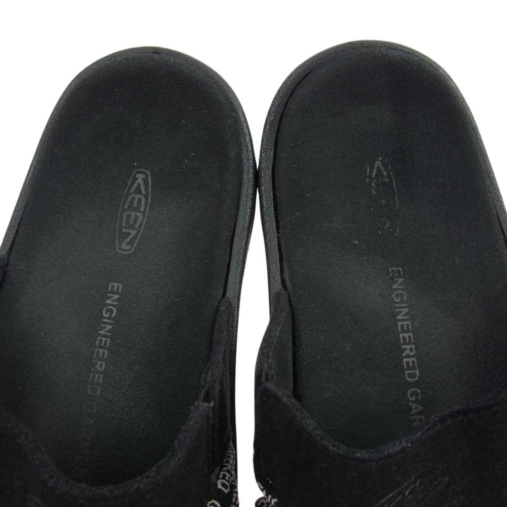 Engineered Garments エンジニアードガーメンツ × KEEN キーン UNEEK II SLIDE ユニークツースライド サンダル ブラック系 26cm【中古】
