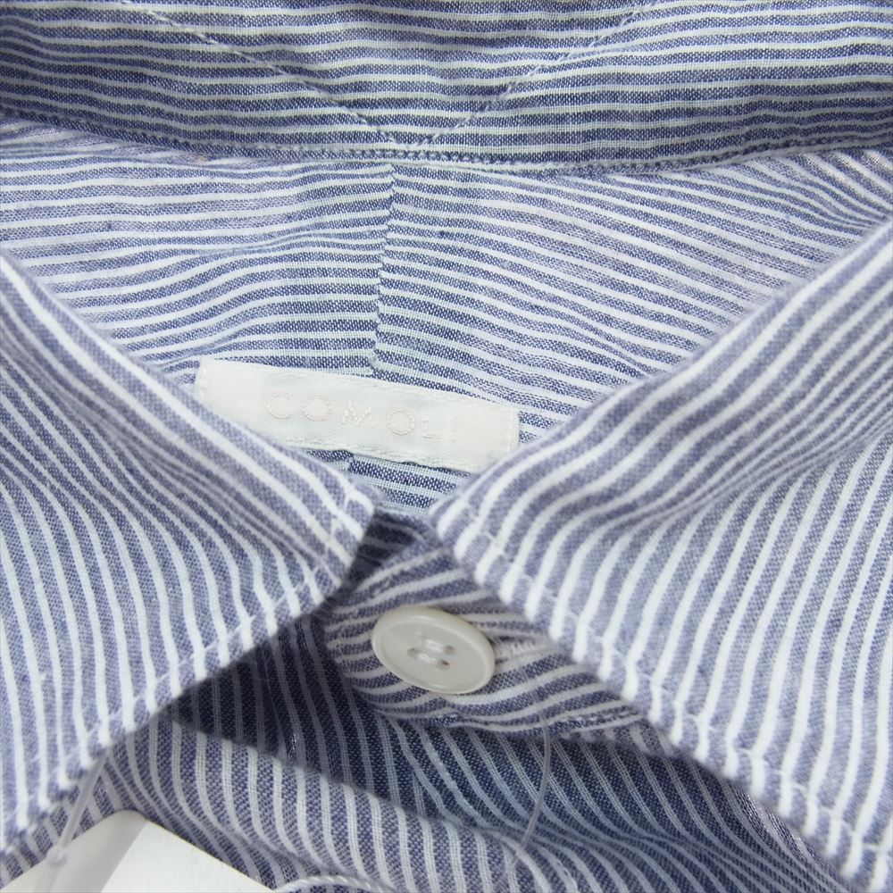 COMOLI コモリ 23SS X01-08003 KHADI コットン パジャマ シャツ パンツ セットアップ ライトブルー系 2【中古】