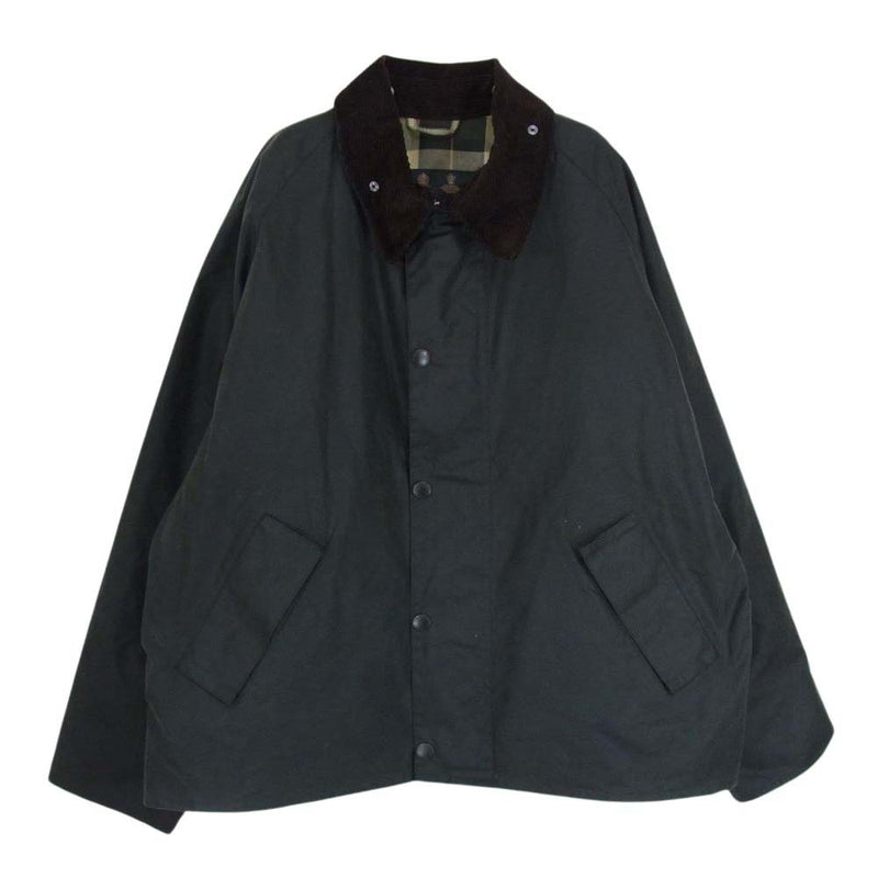 Barbour バブアー 232MWX1678 TRANSPORT トランスポート ワックス コットン ショート ブルゾン ジャケット カーキ系 40【中古】