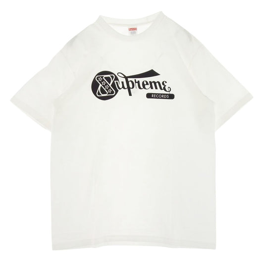 Supreme シュプリーム 24SS Records Tee  レコード 半袖 Tシャツ カットソー ホワイト系 L【極上美品】【中古】