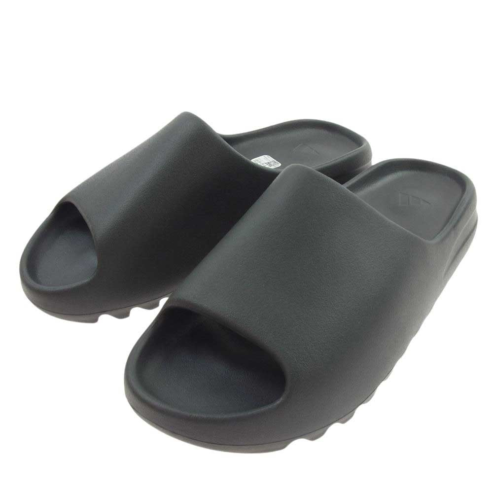 adidas アディダス HQ6448 YEEZY Slide イージー スライド サンダル ブラック系 31.5cm【美品】【中古】