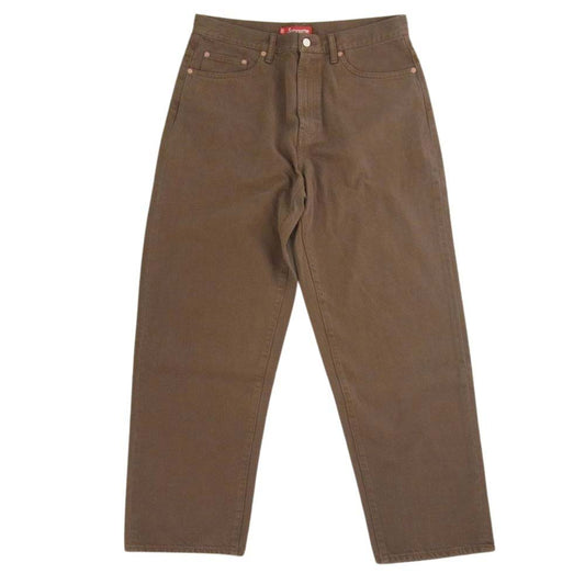 Supreme シュプリーム 23AW Baggy Jean light brown バギー ジーンズ ライト ブラウン パンツ ブラウン系 32【極上美品】【中古】