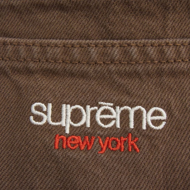 Supreme シュプリーム 23AW Baggy Jean light brown バギー ジーンズ ライト ブラウン パンツ ブラウン系 32【極上美品】【中古】