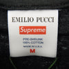 Supreme シュプリーム 21SS Emilio Pucci Box Logo Tee エミリオ プッチ ボックスロゴ 半袖 Tシャツ ブラック系 M【中古】