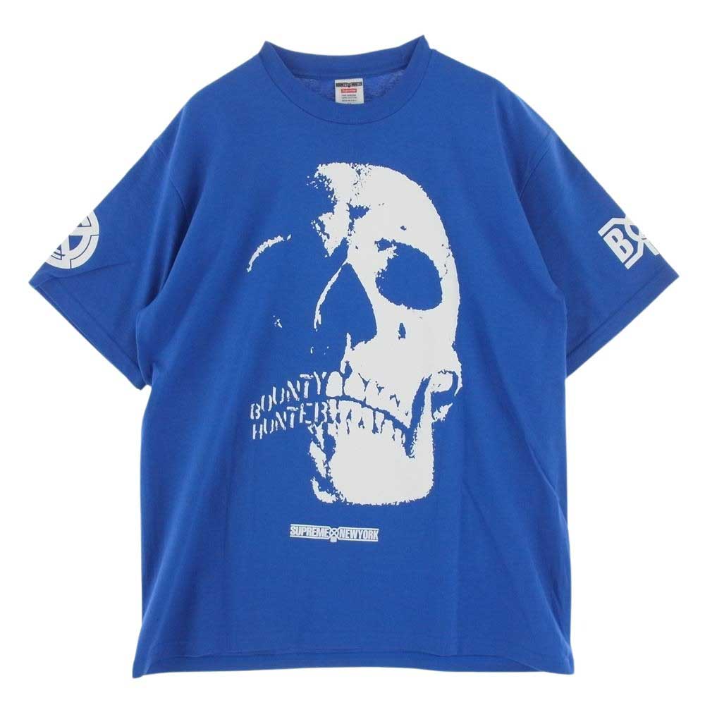 Supreme シュプリーム 23AW Bounty Hunter Skulls Tee バウンティーハンター スカル プリント Tシャツ 半袖 ブルー系 M【新古品】【未使用】【中古】