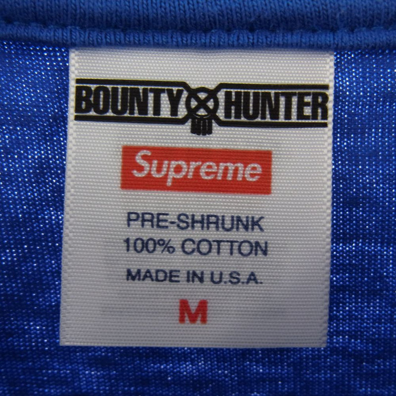 Supreme シュプリーム 23AW Bounty Hunter Skulls Tee バウンティーハンター スカル プリント Tシャツ 半袖 ブルー系 M【新古品】【未使用】【中古】