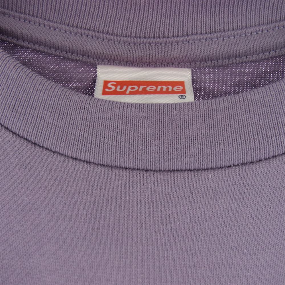 Supreme シュプリーム 24SS Futura Box Logo Tee フューチュラ ボックス ロゴ Tシャツ 半袖  パープル系 M【新古品】【未使用】【中古】