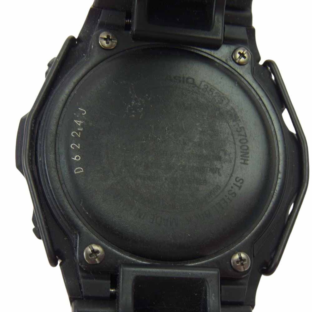 CASIO G-SHOCK カシオ ジーショック  DW-5700NH-1JR × N.HOLLIWOOD エヌハリウッド スティング プロテクター付 デジタル クォーツ ウオッチ ブラック系【中古】