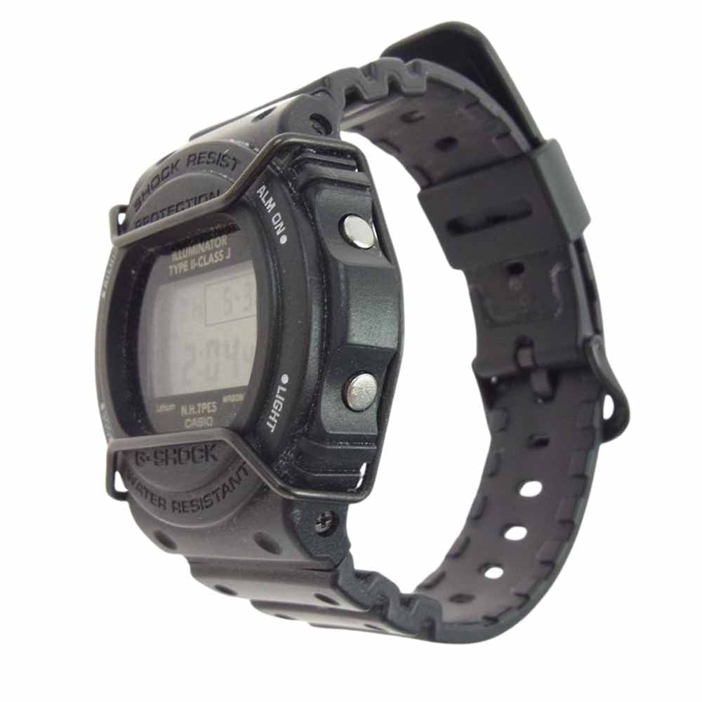 CASIO G-SHOCK カシオ ジーショック  DW-5700NH-1JR × N.HOLLIWOOD エヌハリウッド スティング プロテクター付 デジタル クォーツ ウオッチ ブラック系【中古】