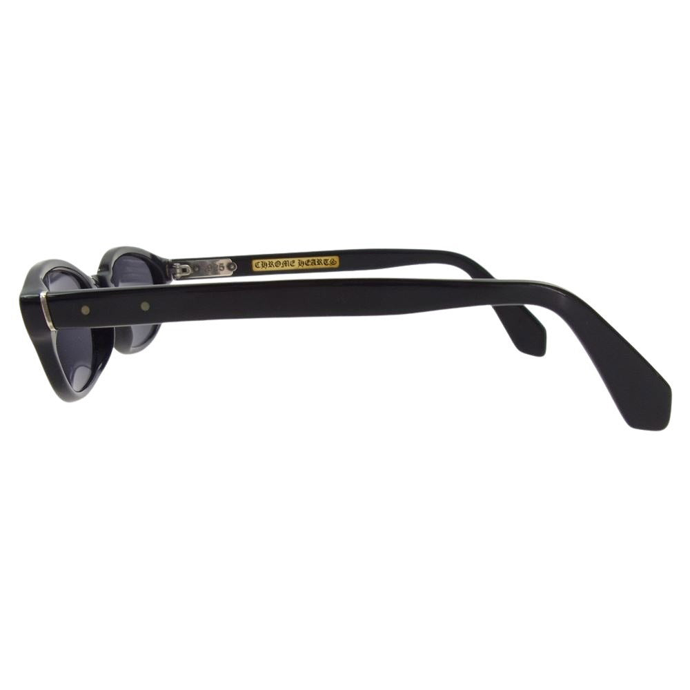 CHROME HEARTS クロムハーツ（原本無） SHADOW CASTER 2 シャドウキャスター オーバル サングラス アイウェア ブラックレンズ ブラック系【中古】
