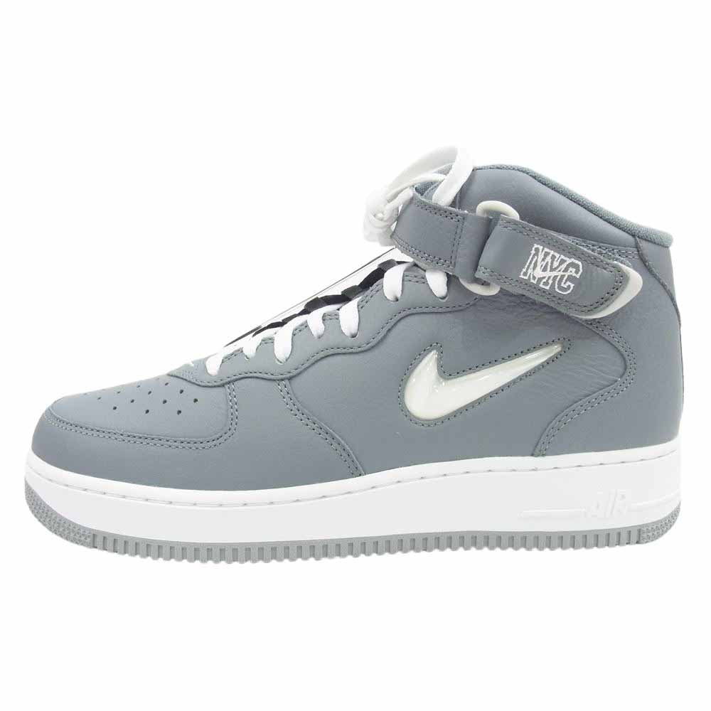 NIKE ナイキ DH5622-001 AIR FORCE 1 MID QS NYC cool エアフォース1 ミッド クイックストライク クール ハイカット スニーカー グレー系 27.5cm【新古品】【未使用】【中古】