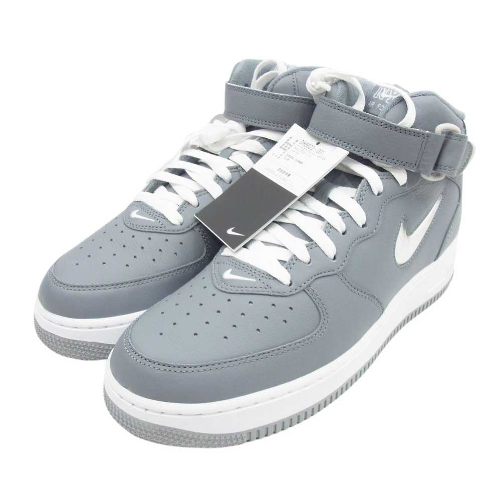 NIKE ナイキ DH5622-001 AIR FORCE 1 MID QS NYC cool エアフォース1 ミッド クイックストライク クール ハイカット スニーカー グレー系 27.5cm【新古品】【未使用】【中古】